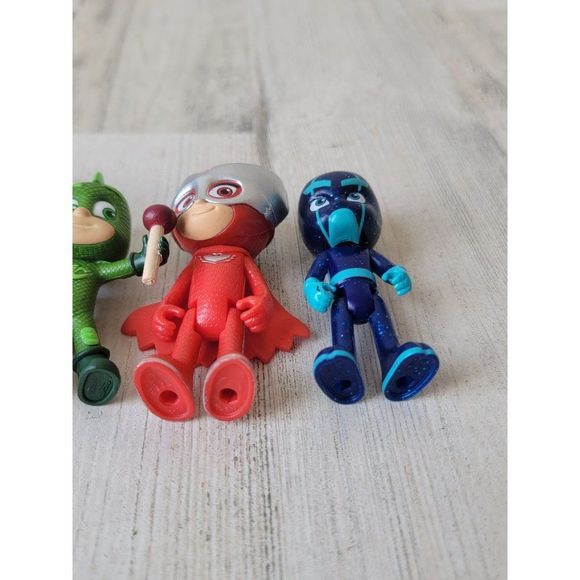 PJ masks Gekko owlette catboy Romeo night ninja playset toy figure - Picture 5 of 16